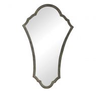Zinc Decor Hand Forged Aged Dark Bronze Iron Arched Wall Mirror Shaped Arch Large 39 Chic