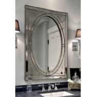 Zinc Decor Extra Large VENETIAN Rectangle Wall Mirror Beaded Vanity Mantle Framed Oval Luxe