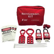 Zing Green Products ZING 7119 RecycLockout Lockout Tagout Kit, 11 Component, General Application