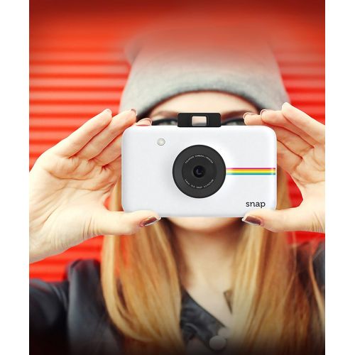 폴라로이드 Polaroid Snap Instant Digital Camera (White) with ZINK Zero Ink Printing Technology