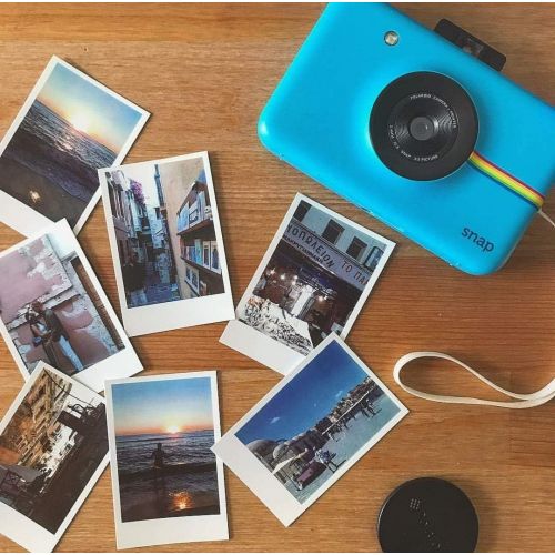 폴라로이드 Polaroid Snap Instant Digital Camera (Blue) with ZINK Zero Ink Printing Technology