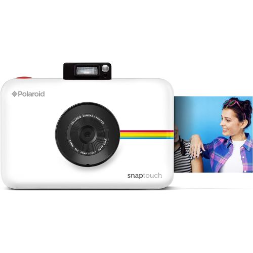 폴라로이드 Polaroid Snap Touch Portable Instant Print Digital Camera with LCD Touchscreen Display (White)