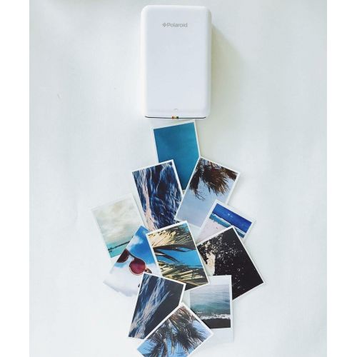 폴라로이드 Polaroid ZIP Wireless Mobile Photo Mini Printer (White) Compatible w/ iOS & Android, NFC & Bluetooth Devices