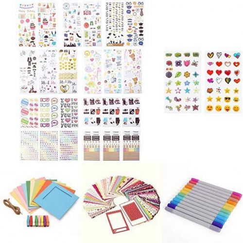  Zink Deluxe Accessory Bundle Album, Stickers, Frames for 2x3 Prints, Compatible with HP Sprocket, Canon Ivy, Cliq, Lifeprint, Polaroid, Kodak, Prynt, Fuji Instax