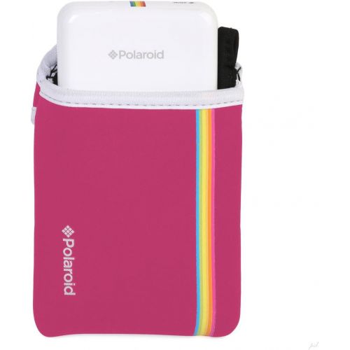 Zink Polaroid Neoprene Pouch for The Polaroid Zip Mobile Printer (Pink)
