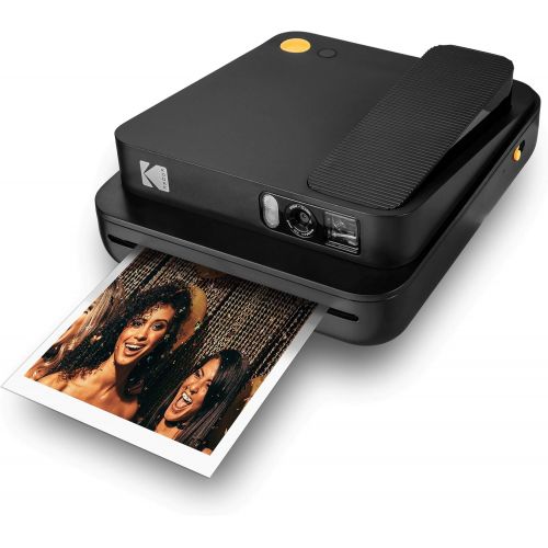  KODAK Smile Classic Digital Instant Camera for 3.5 x 4.25 Zink Photo Paper - Bluetooth, 16MP Pictures (Black)