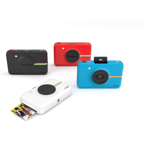  Zink Polaroid Snap Instant Digital Camera (Red) with ZINK Zero Ink Printing Technology