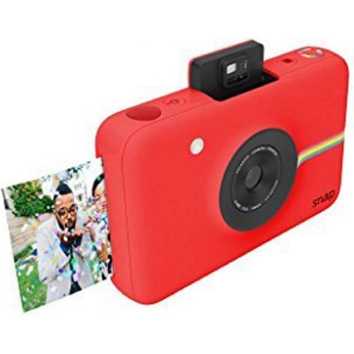  Zink Polaroid Snap Instant Digital Camera (Red) with ZINK Zero Ink Printing Technology