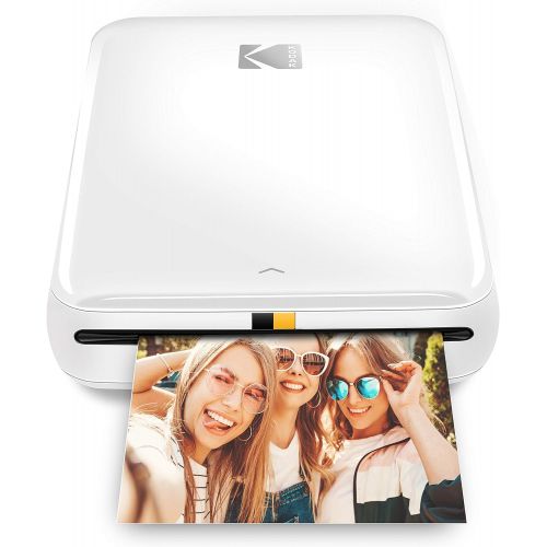  [아마존베스트]Zink Kodak Step Printer | Wireless Mobile Photo Printer Zero Ink Technology & Kodak App for iOS & Android (White) Gift Bundle