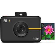 [아마존베스트]Kodak Step Digital Instant Camera with 10MP Image Sensor, ZINK Zero Ink Technology, Classic Viewfinder, Selfie Mode, Auto Timer, Built-in Flash & 6 Picture Modes | Black.