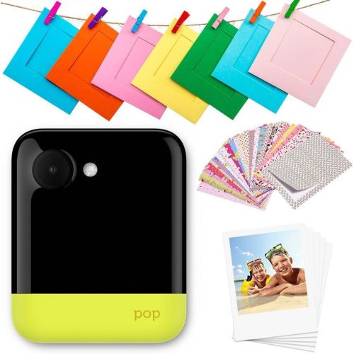 폴라로이드 Polaroid POP 2.0-20MP Instant Print Digital Camera with 3.97 Touchscreen LCD Display, Yellow (POL-POP1YAMZ)