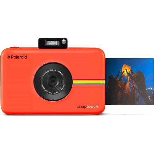 폴라로이드 Polaroid Snap Touch Portable Instant Print Digital Camera with LCD Touchscreen Display (Red)