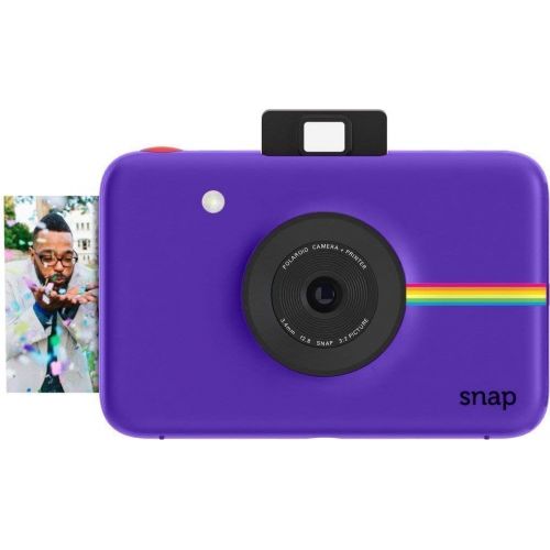 폴라로이드 Polaroid Snap Instant Digital Camera (Purple) with Zink Zero Ink Printing Technology