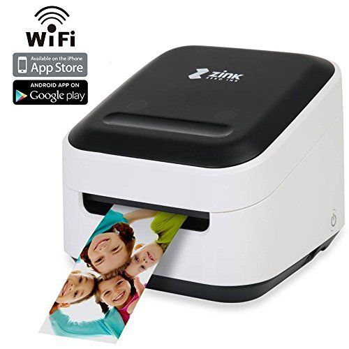  Zink ZINK Phone Photo & Labels Wireless Printer. Wi-Fi Enabled. Print Directly from IOS & Android Smart Phones, Tablets. Includes FREE Arts & Crafts App.