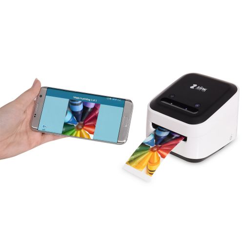  Zink ZINK Phone Photo & Labels Wireless Printer. Wi-Fi Enabled. Print Directly from IOS & Android Smart Phones, Tablets. Includes FREE Arts & Crafts App.