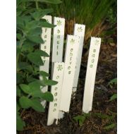 /Zinniadesignstc Herb Markers Set of 8, Garden Markers, Garden Stakes, Herb Garden Markers, Herb Garden Stakes