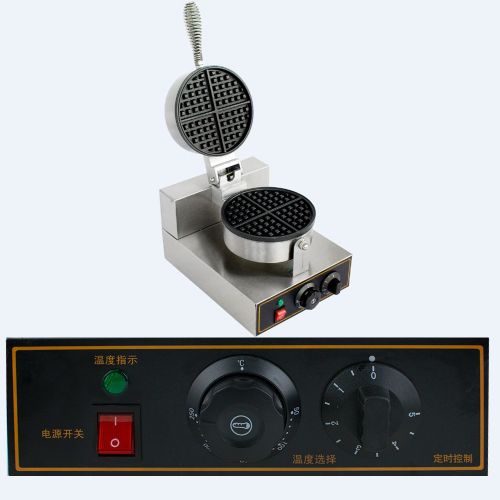  Zinnor Jinon 110V Waffle Bake Machine， Electric Egg Cake Oven Puff Bread Maker Stainless Steel Anti-Scalding Effect Practical Not Perishable