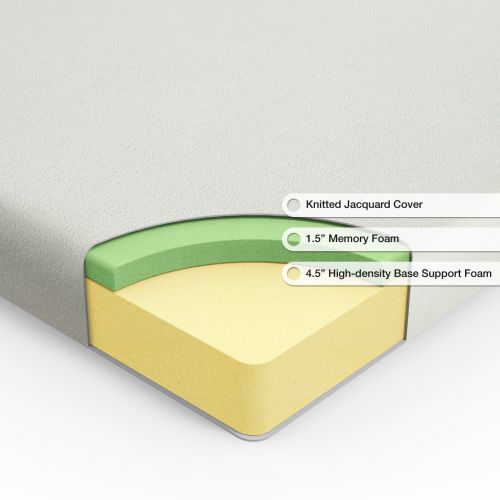  Zinus Ultima Comfort Memory Foam 6 Inch Mattress,Full