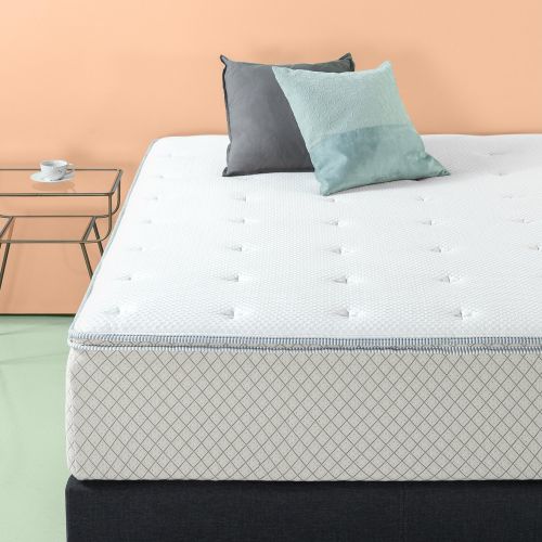  Zinus 1.5 Inch Green Tea Memory Foam Quilted Mattress Pad for Mattresses 12 Inches and under, Mattress Topper Rejuvenator, Full