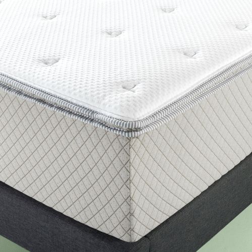  Zinus 1.5 Inch Green Tea Memory Foam Quilted Mattress Pad for Mattresses 12 Inches and under, Mattress Topper Rejuvenator, King