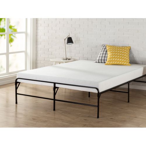  Zinus 14 Inch Bifold Platform Bed Frame/Folding Mattress Foundation/Strong Steel Support/Box Spring Replacement/Maximum Under-Bed Storage, Twin