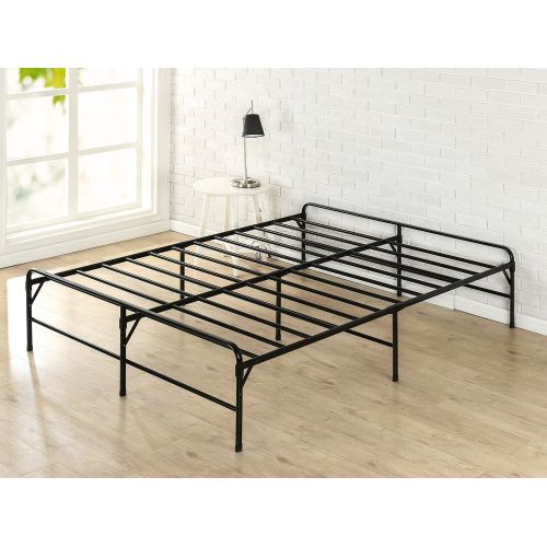  Zinus 14 Inch Bifold Platform Bed Frame/Folding Mattress Foundation/Strong Steel Support/Box Spring Replacement/Maximum Under-Bed Storage, Twin