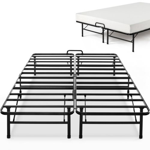  Zinus 14 Inch SmartBase Select with Mattress Stopper / Mattress Foundation / Platform Bed Frame / Box Spring Replacement, Queen