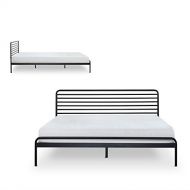 Zinus Tom Metal Platform Bed Frame / Mattress Foundation / No Box Spring Needed / Wood Slat Support / Design Award Winner, King
