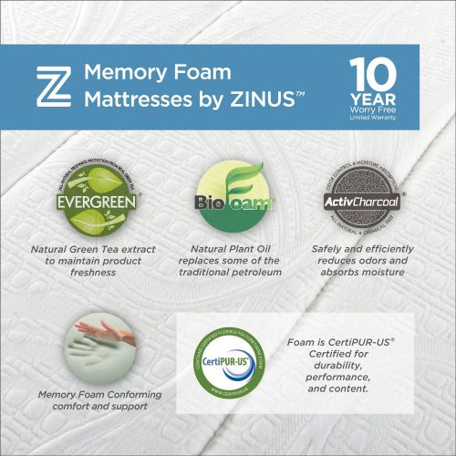  Zinus Traveler Premier Folding Twin Guest Bed, Plus Bonus Storage Bag