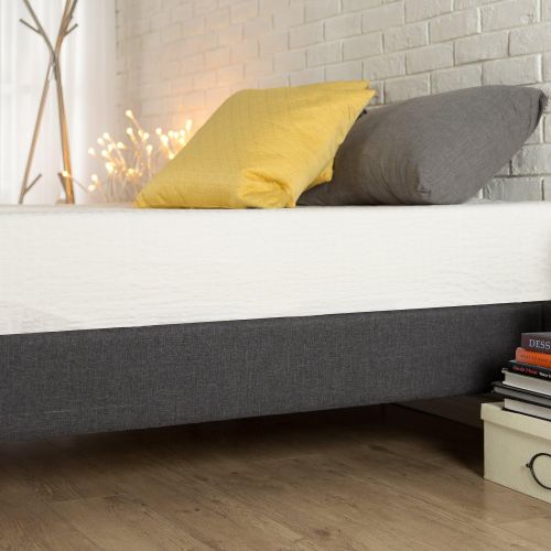 Zinus Curtis Essential Upholstered Platform Bed Frame, Queen