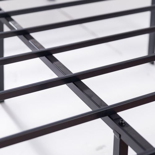  Zinus Luis Quick Lock 16 Inch Metal Platform Bed Frame / Mattress Foundation / No Box Spring Needed, Queen
