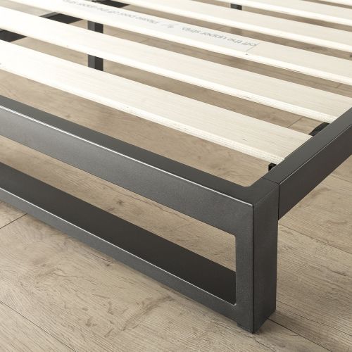  Zinus Trisha 7 Inch Heavy Duty Low Profile Platforma Bed Frame / Mattress Foundation / Box Spring Optional / Wood Slat Support, Queen