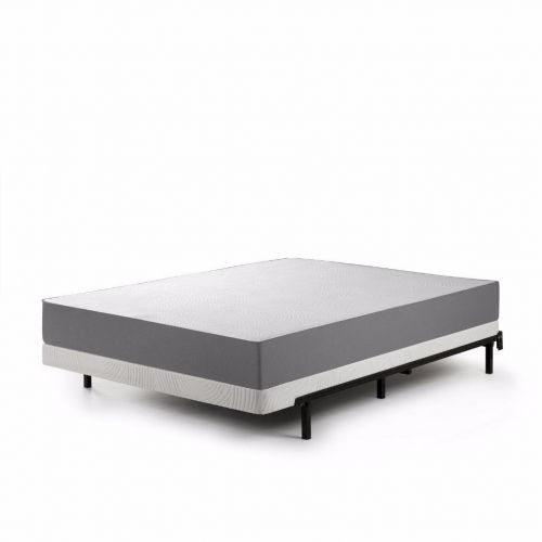  Zinus Jayanna 4 Inch Low Profile BiFold Box Spring / Folding Mattress Foundation / Strong Steel Structure / No Assembly Required, Split King