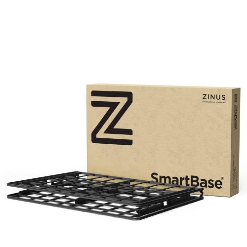  Zinus Demetric 14 Inch Elite SmartBase Mattress Foundation / for Big and Tall / Extra Strong Support / Platform Bed Frame / Box Spring Replacement / Sturdy / Quiet Noise Free / Non