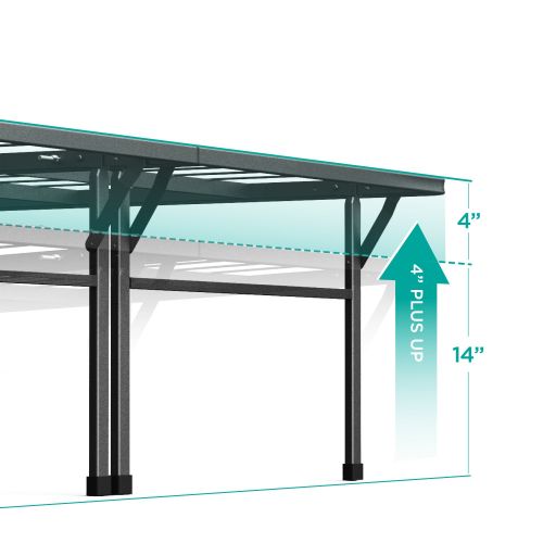  Zinus Casey 18 Inch Premium SmartBase Mattress Foundation / 4 Extra Inches high for Under-bed Storage / Platform Bed Frame / Box Spring Replacement / Strong / Sturdy / Quiet Noise-