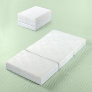 Zinus Gel Memory Foam 3 Inch Tri-Fold Comfort Portable Folding Floor Mat, Narrow Twin