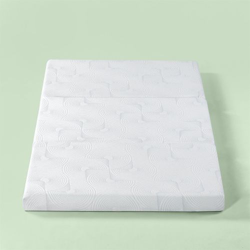  Zinus Gel Memory Foam 3 Inch Tri-Fold Comfort Portable Folding Floor Mat, Narrow Twin