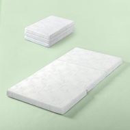 Zinus Gel Memory Foam 3 Inch Tri-Fold Comfort Portable Folding Floor Mat, Twin