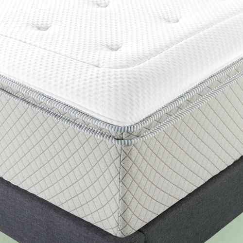  Zinus 2.5 Inch Green Tea Memory Foam Quilted Mattress Pad for Mattresses 12 Inches and under, Mattress Topper Rejuvenator, Full