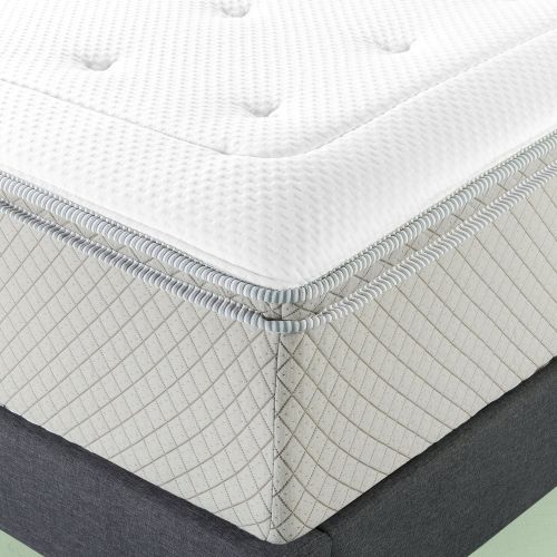  Zinus 2.5 Inch Green Tea Memory Foam Quilted Mattress Pad for Mattresses 12 Inches and under, Mattress Topper Rejuvenator, King