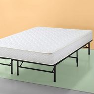 Zinus Set,Twin 8 Inch Spring Mattress and Demetric SmartBase Platform Bed Frame / Mattress Foundation