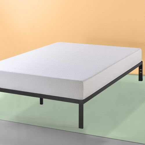  Zinus Set,King 6 Inch Green Tea Memory Foam Mattress and Mia Platform Bed Frame / Mattress Foundation