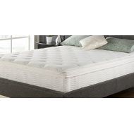 Zinus Night Therapy Spring 12 Inch Euro Box Top Spring Mattress, Twin