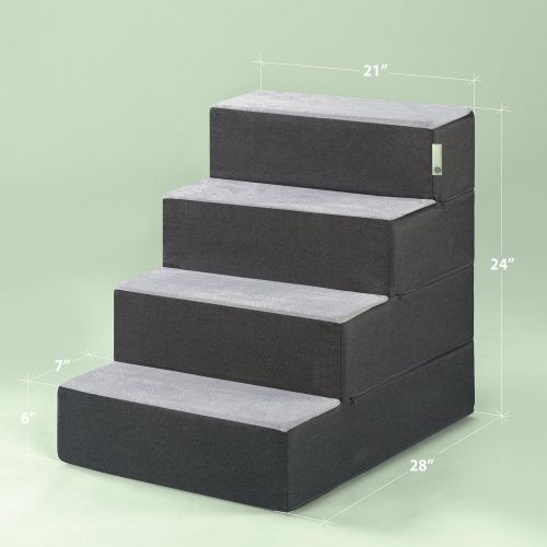  Zinus 2 Step Easy Pet Stairs/Pet Ramp/Pet Ladder