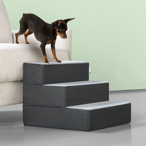  Zinus 2 Step Easy Pet Stairs/Pet Ramp/Pet Ladder