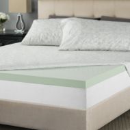 Zinus Sleep Master - 2 Memory Foam Mattress Topper Green Tea Foam with Pressure Relief Sleep System (Twin)