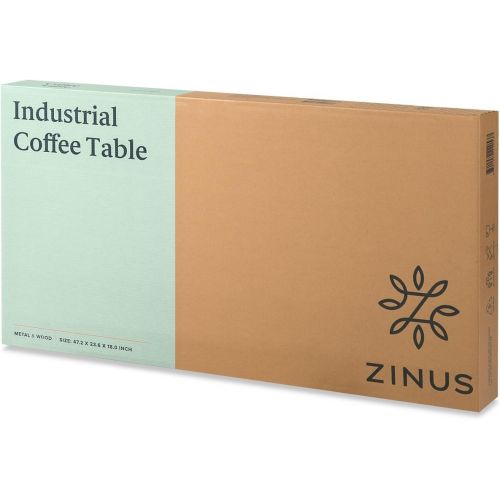  Zinus Rafat Industrial Style Coffee Table