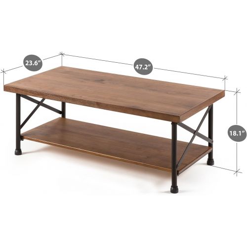  Zinus Rafat Industrial Style Coffee Table