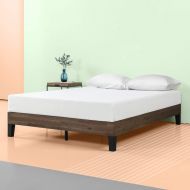 Zinus 12 Inch Acacia Wood Platform Bed, No Boxspring Needed, Wood slat support, Twin