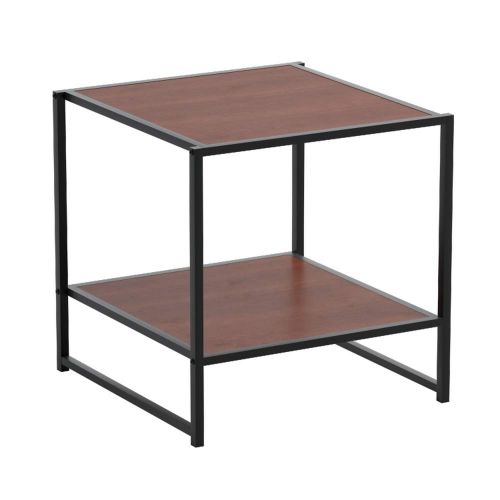  Zinus Dane Modern Studio Collection 20 Inch Square Side / End Table / Night Stand / Coffee Table, Brown